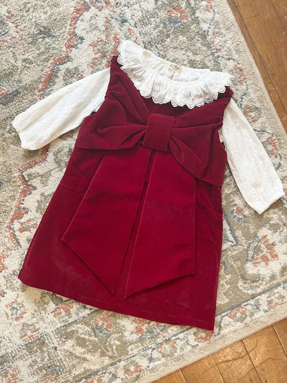 Emma Christmas Dress - 100% coton