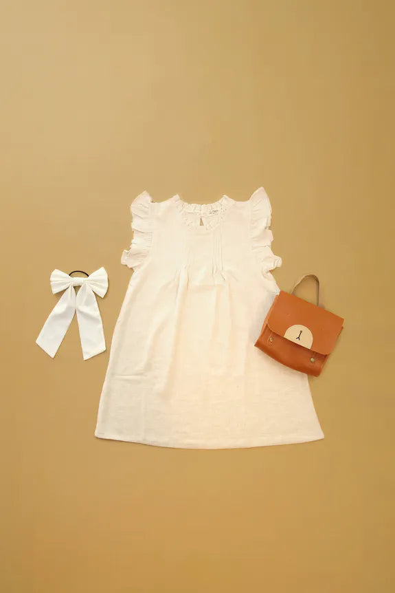 Jolie Dress - 100% coton / Pink or Beige