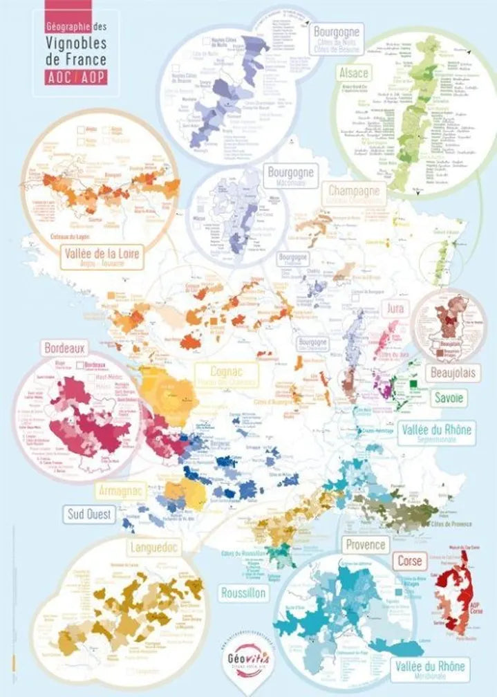 Carte des vins France - version Pétillante