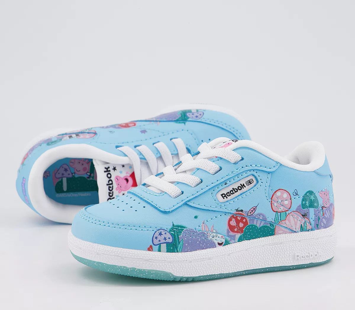 Reebok Trainers Kids Club C " Peppa Pig " Numériques Blue-Core