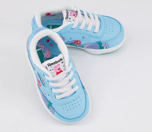 Reebok Trainers Kids Club C " Peppa Pig " Numériques Blue-Core