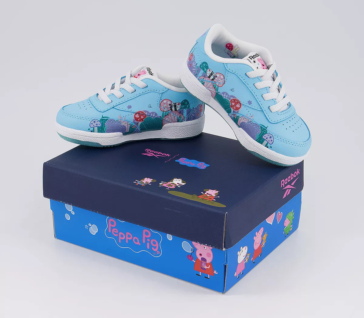 Reebok Trainers Kids Club C " Peppa Pig " Numériques Blue-Core