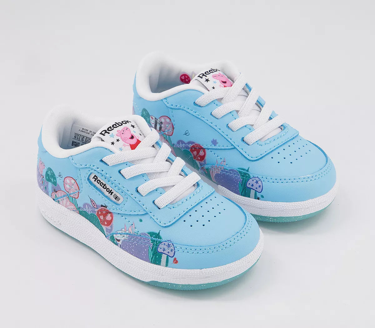 Reebok Trainers Kids Club C " Peppa Pig " Numériques Blue-Core