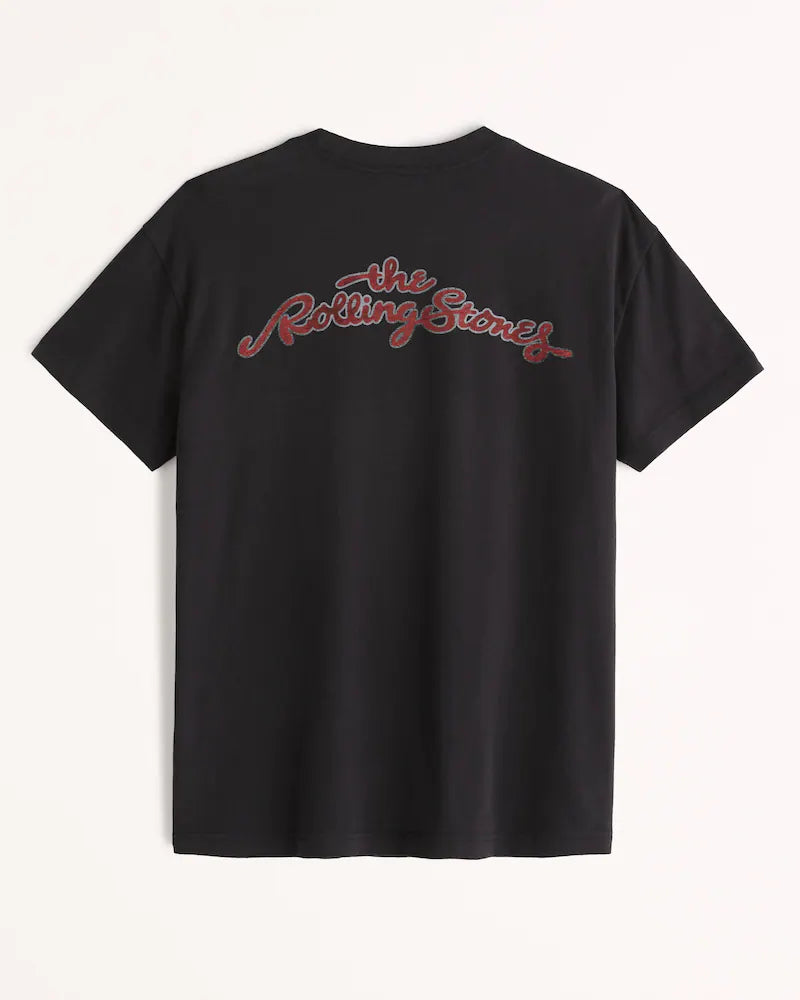 T-shirt décontracté Rolling Stones inspiré des années 90